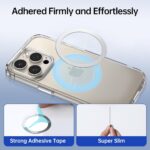 Tech-Protect MMP-110 2in1 Magnetic Ring with MagSafe - Silver-Black - Image 8