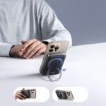 Joyroom JR-PBM12 Power Bank 10000mAh 22.5W MagSafe Compatible, 15W Wireless Charging, with Ring Base - Black - Image 7