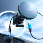 Joyroom JR-ZS412 holder with Qi2 15W charger, car, for air vent - black - Image 8