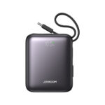 Joyroom JR-PBF27 10000mAh 22.5W Powerbank with Built-in USB-C and Lightning Cables - Black - Image 2