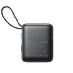 Joyroom JR-PBF27 10000mAh 22.5W Powerbank with Built-in USB-C and Lightning Cables - Black - Image 3