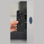 Uniq Gripfit Premium 360 Magnetic Mount&Kickstand Magnetic Holder black/carbon black - Image 2