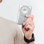 Dudao K29 10000mAh PD 20W MagSafe Power Bank with Metal Case, Stand and Built-in USB-C/ Lightning Cables - Gray - Image 6