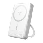 Dudao K28 10000mAh PD 22.5W MagSafe Powerbank with Metal Case and Ring Stand - Silver