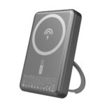 Dudao K28 10000mAh PD 22.5W MagSafe Powerbank with Metal Case and Ring Stand - Gray