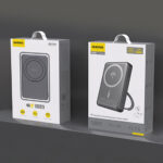 Dudao K28 10000mAh PD 22.5W MagSafe Powerbank with Metal Case and Ring Stand - Gray - Image 2