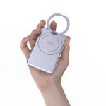 Dudao K28 10000mAh PD 22.5W MagSafe Powerbank with Metal Case and Ring Stand - Gray - Image 8