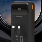 Dudao K15MAX 30000mAh PD 22.5W Powerbank with Built-in Cables - Black - Image 5