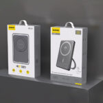 Dudao K28S 20W PD 5000mAh Powerbank with MagSafe and Stand - Gray - Image 2