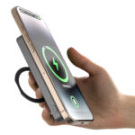 Dudao K28S 20W PD 5000mAh Powerbank with MagSafe and Stand - Gray - Image 4