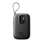 Joyroom JR-PBF17 22.5W 10000mAh Powerbank with Built-in USB-C Cable + 0.25cm USB-C Cable - Black - Image 2