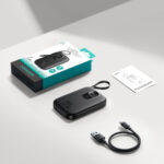 Joyroom JR-PBF18 22.5W 10000mAh Powerbank with Built-in Lightning Cable + USB-C Cable 0.25 cm - Black - Image 4