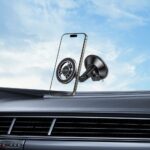 Tech-Protect N56 Magnetic MagSafe Car Holder for Cockpit, Windshield Mount - Black - Image 6