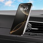 Tech-Protect MM15W-V9 Car Holder with MagSafe for Dashboard and Air Vent 15W - Black - Image 7