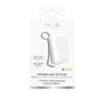 Puro Power Link 10 Plus 10000mAh Power Bank with Built-in USB-C Cable – White - Image 4