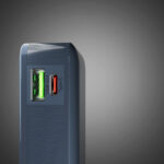 Powerbank SBS 10000 mAh 20W with built-in USB-C cable and digital display - dark gray - Image 7