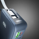 Powerbank SBS 10000 mAh 20W with built-in USB-C cable and digital display - dark gray - Image 8