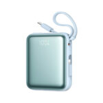 Joyroom JR-PBF27 22.5W 10000mAh Powerbank with Two Built-in Cables - Blue