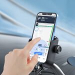 Joyroom JR-ZS431 phone holder for bike, motorcycle, scooter - black - Image 3