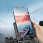 Joyroom JR-ZS431 phone holder for bike, motorcycle, scooter - black - Image 4