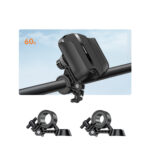 Joyroom JR-ZS431 phone holder for bike, motorcycle, scooter - black - Image 5