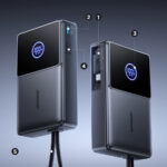 Joyroom JR-PR1 10000mAh 22.5W Powerbank with Built-in Retractable USB-C Cable - Black - Image 8