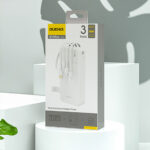 Dudao K11 Pro 20000mAh Powerbank with Built-in Cables - White - Image 4