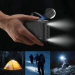 Dudao K11 Pro 20000mAh Powerbank with Built-in Cables - White - Image 5