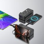 Dudao K11 Max 30000mAh Powerbank with Built-in Cables - Black - Image 3