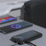 Dudao K31 10000 mAh 22.5W PD Powerbank with Built-in Cable - Black - Image 2