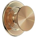 Popsockets Round Radial Gold Aluminum MagSafe Holder and Phone Stand