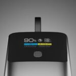 SBS 10000mAh PD 20W Powerbank with LCD Display and Built-in USB-C Cable - Gray - Image 6