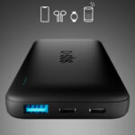 SBS Infinity Power Bank 10000mAh 10W LiFePo₄ USB-A USB-C - Black - Image 6