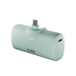 SBS EcoPower 5000 mAh 10W Powerbank with Built-in USB-C Port - Green