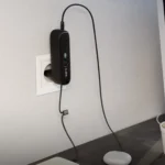 SBS Hybrid PD 20W 5000mAh Power Bank with Built-in Cable and Foldable Plug - Black - Image 4