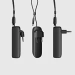 SBS Hybrid PD 20W 5000mAh Power Bank with Built-in Cable and Foldable Plug - Black - Image 6