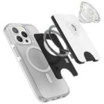 Popsockets PopWallet+ PopGrip PW+ MS G2 MagSafe Wallet Phone Holder and Stand, White and Transparent - Image 7