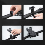 Wozinsky WUD-01B Handlebar Phone Holder for Bike - Black - Image 8