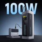 Powerbank Cuktech CUK00P23GLBK 210W 25000mAh Power Bank 2 x USB-C 1 x USB-A - Black - Image 4