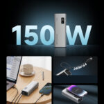 Cuktech P+Series No. 15 Powerbank 150W 20000mAh - Gray - Image 3