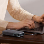 Cuktech CUKP200NGLDG 55W 20000mAh Powerbank with Built-in USB-C Cable - Gray - Image 4