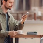 Dudao K31 Pro 45W 20000mAh Power Bank with Built-in Retractable USB-C Cable - Gray - Image 6