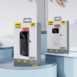 Dudao capacious powerbank with 3 built-in cables 20000mAh USB Type C + micro USB + Lightning black (Dudao K6Pro +) - Image 8