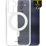 Samsung S25 5G Magsafe silikoon tagakaas, läbipaistev