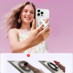 Joyroom JR-ZS500 Magnetic Ring Compatible with MagSafe Holder - White - Image 4