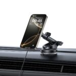 Tech-Protect mm15W-V10 Magnetic MagSafe Car Holder for Cockpit/Windshield/Air Vent - Black - Image 7