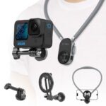 Tech-Protect AC200 Magnetic MagSafe Mount for Phone, GoPro, DJI - Gray - Image 4