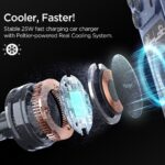 Spigen Essential EV25MFAQ Magnetic MagSafe Car Air Vent Mount - Black - Image 4