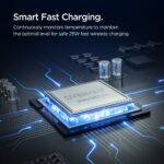 Spigen Essential EV25MFAQ Magnetic MagSafe Car Air Vent Mount - Black - Image 6