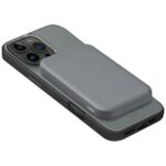 Uniq Lyden Lexa Magnetic 5000mAh PD USB-C MagSafe Power Bank - Gray - Image 3